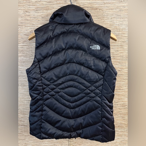The North Face 550 Gilet Goose Down Puffer Vest Black Quilted Women Small - Picture 6 of 12